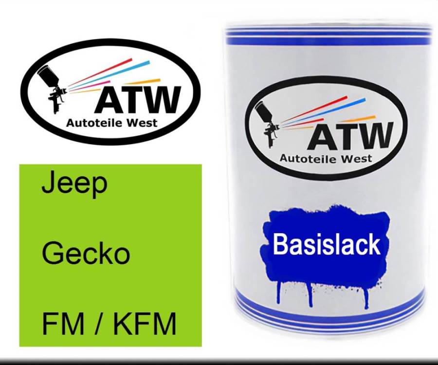 Jeep, Gecko, FM / KFM: 500ml Lackdose, von ATW Autoteile West.